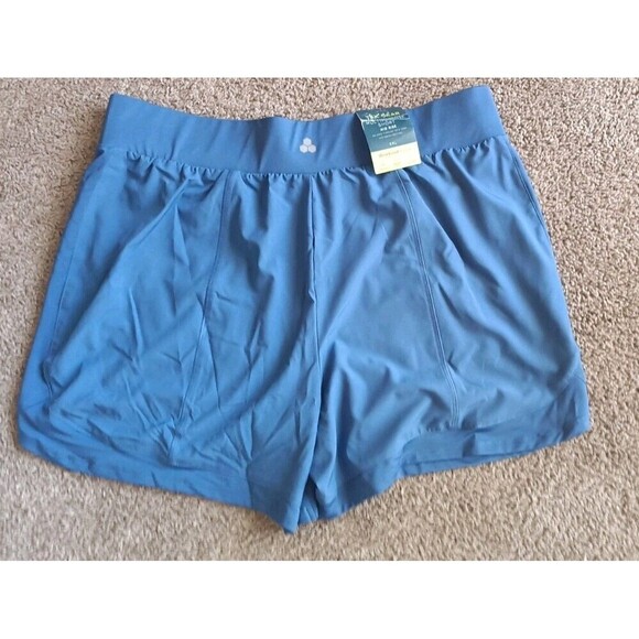Tek Gear Workout Gear Shorts Size XXL Multipurpose Blue Mid Rise Poly/Spandex - Picture 3 of 9